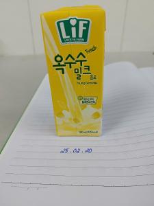 옥수수밀크음료 이미지