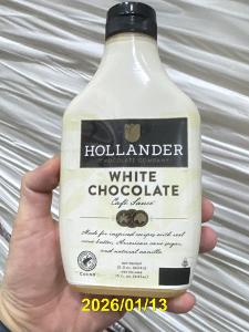 홀랜더 화이트 초콜릿 소스 이미지